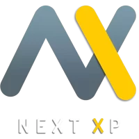 NextXP Logo - White